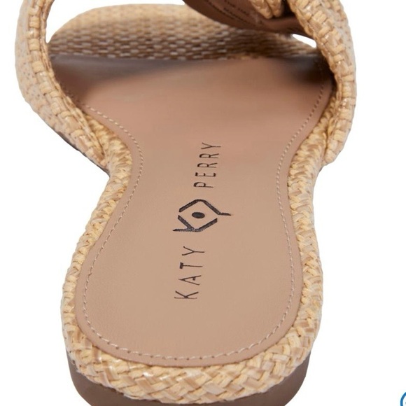 Katy Perry Collections Tan Woven Bow Sandals - Picture 6 of 8